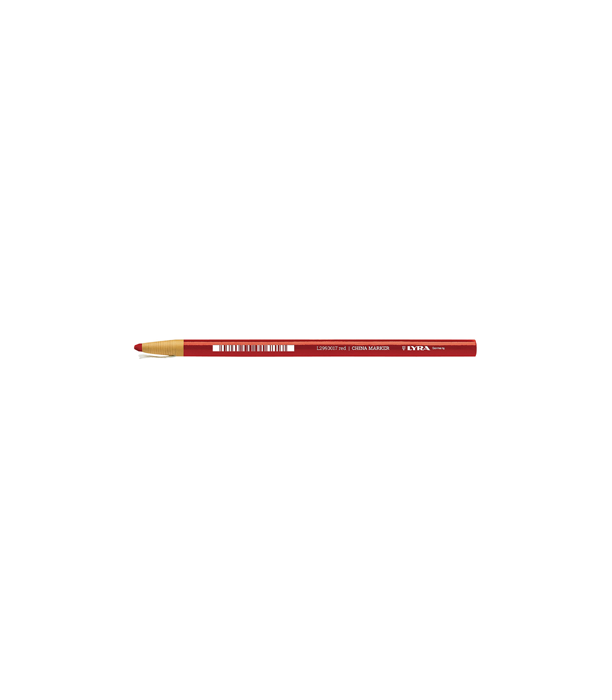 Crayon porcelaine à la cire Rouge CHINA MARKER LYRA