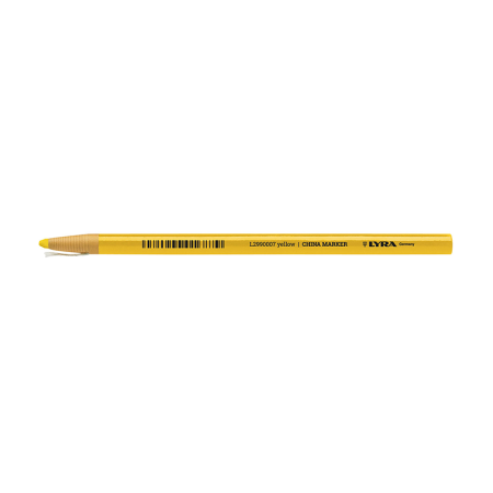 Crayon porcelaine à la cire Jaune CHINA MARKER LYRA