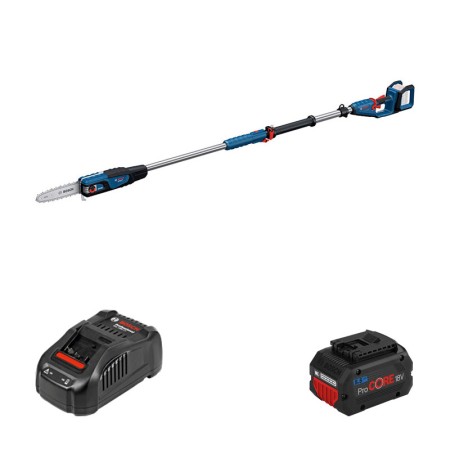 Elagueuse sur perche GKE 18V-25 TP + 1 batterie PROCORE 18V 5,5 Ah + 1 chargeur GAL 1880 CV BOSCH