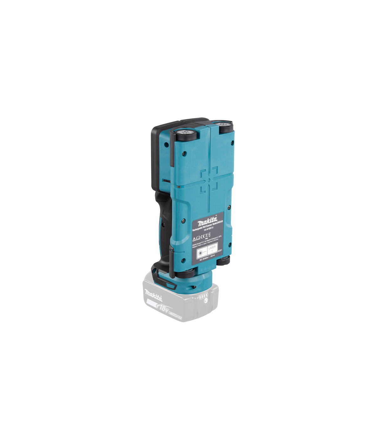 Scanner mural 18V DWD181ZJ + 2 batteries BL1850B 18V 5Ah + 1 chargeur rapide DC18RC MAKITA