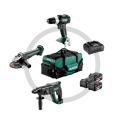 Pack de 3 machines 18V (SB 18 LT BL + W 18 L 9-125 Quick + KH 18 LTX 24) METABO
