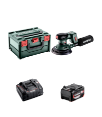 Ponceuse excentrique Ø150 mm 18V SXA 18 LTX 150 BL + 1 batterie 18V 5,2 Ah + Chargeur rapide ASC 145 METABO