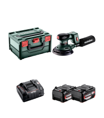 Ponceuse excentrique Ø150 mm 18V SXA 18 LTX 150 BL + 2 batteries 18V 5,2 Ah + Chargeur rapide ASC 145  METABO