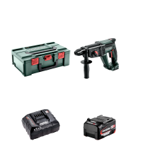 Perforateur SDS-Plus 18V KH 18 LTX 24 + 1 Batterie LiPOWER 18V 4 Ah + 1 Chargeur ASC 55 METABO