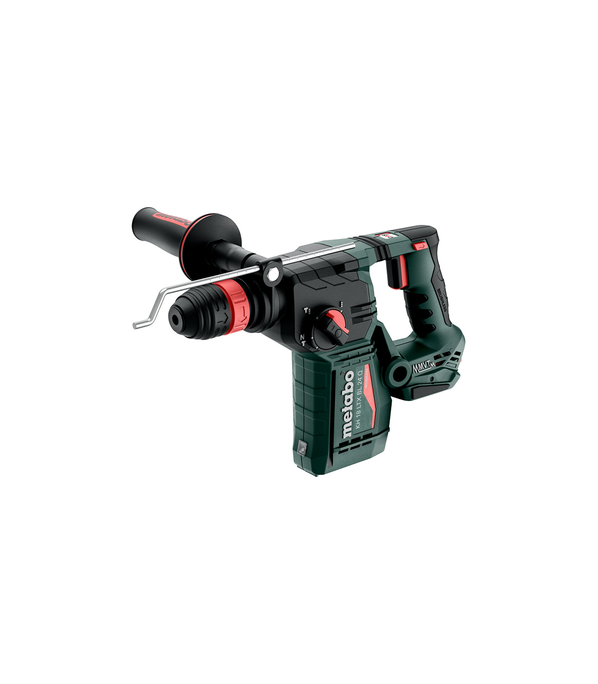 Perforateur SDS-Plus 18V KH 18 LTX BL 24 Q + 1 Batterie 18V 5.2 Ah + 1 Chargeur ASC 145 METABO