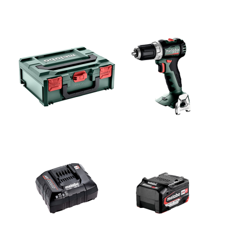 Perceuse-visseuse BS 18 L BL + 1 Batterie 18V 4 Ah + Chargeur rapide ASC 55 METABO