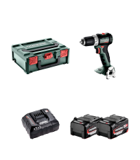Perceuse-visseuse BS 18 L BL + 2 Batteries 18V 4 Ah + Chargeur rapide ASC 55 METABO