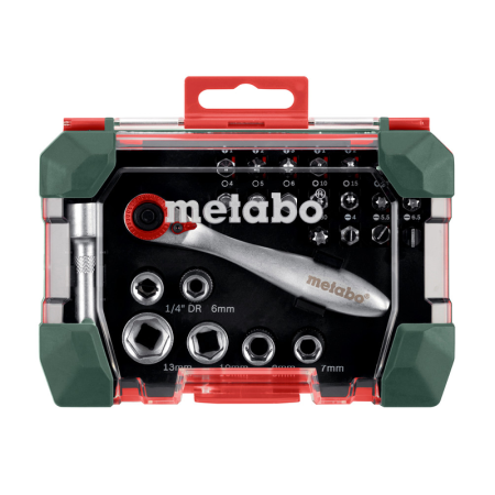 Coffret 26 pièces embouts et douilles METABO