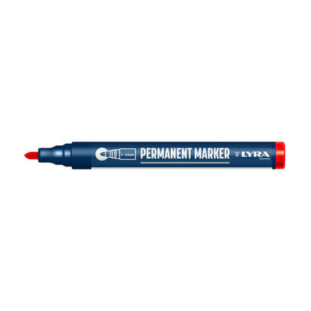 Marqueur permanent 1-4mm Rouge LYRA