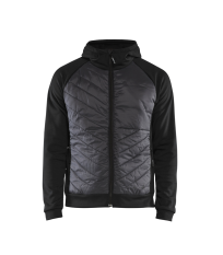 Veste hybride avec capuche noir BLAKLADER