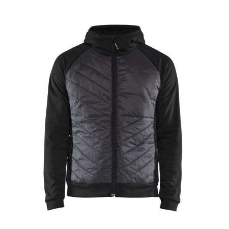 Veste hybride avec capuche noir BLAKLADER