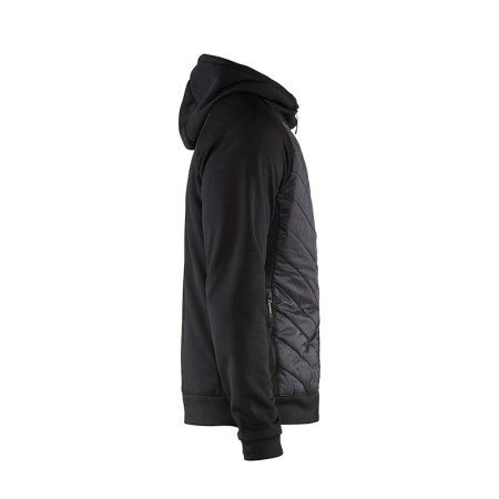 Veste hybride avec capuche noir BLAKLADER