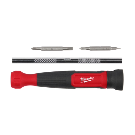 Tournevis multi-embouts de précision 4 en 1 MILWAUKEE