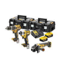 Pack 3 outils 18V DCK384P2T (DCD796 + DCH273 + DCF887) DEWALT