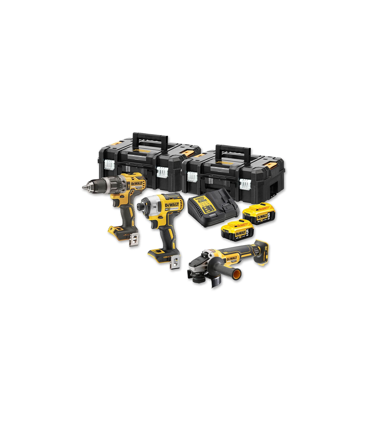 Pack 3 outils 18V DCK384P2T (DCD796 + DCH273 + DCF887) DEWALT