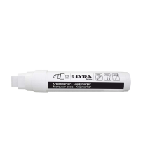 Marqueur craie liquide 8-15mm Blanc LYRA