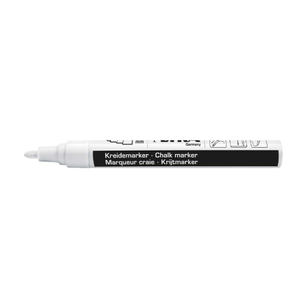 Marqueur craie liquide 2-4mm Blanc LYRA