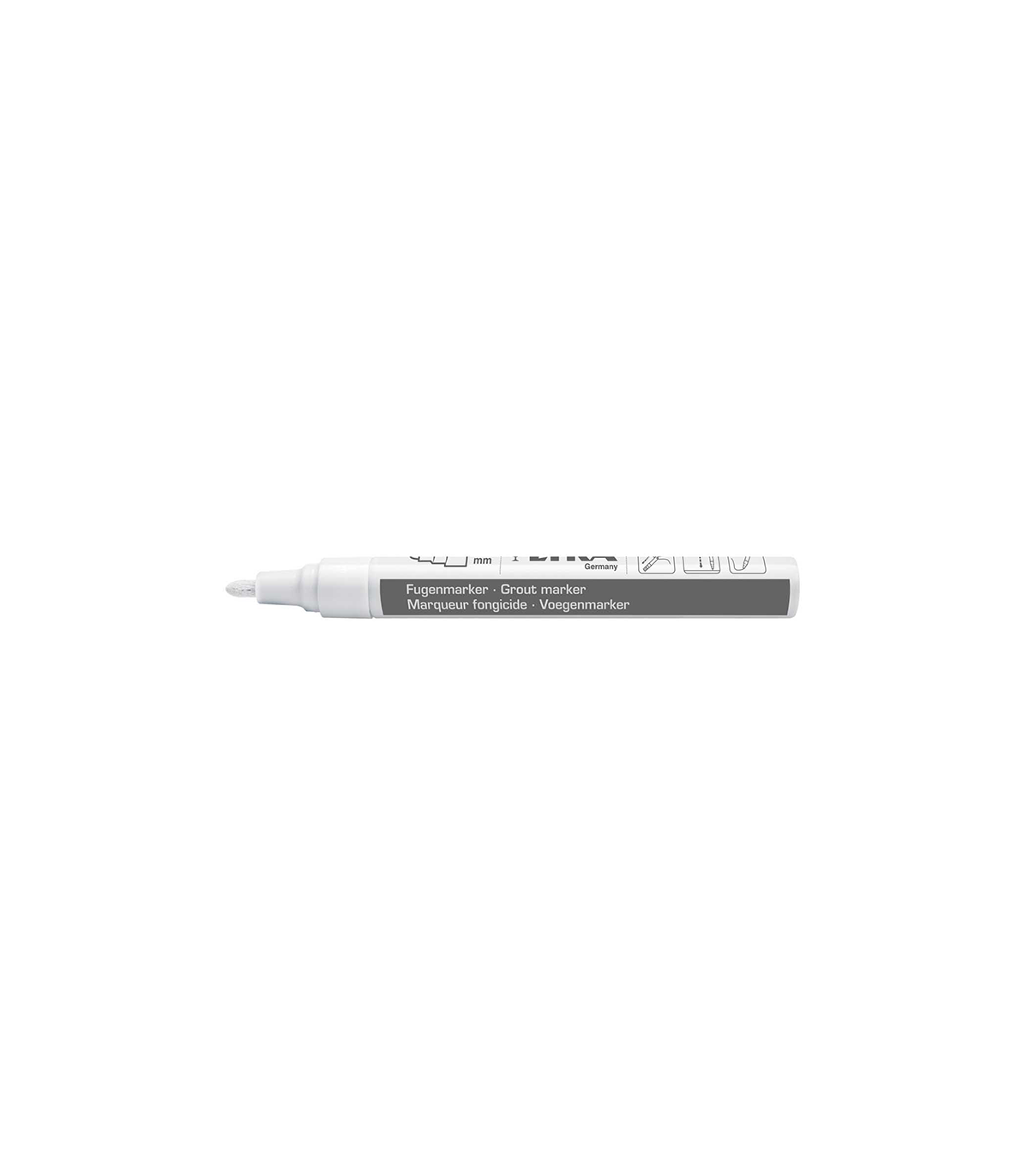 Marqueur fongicide pour joints de carrelage Blanc LYRA