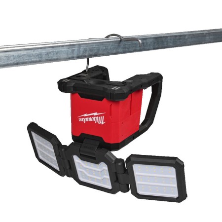 Eclairage de chantier multidirectionnel 18V M18 MDTL-0 + 1 batterie 18V 5Ah + 1 chargeur M12-18FC MILWAUKEE