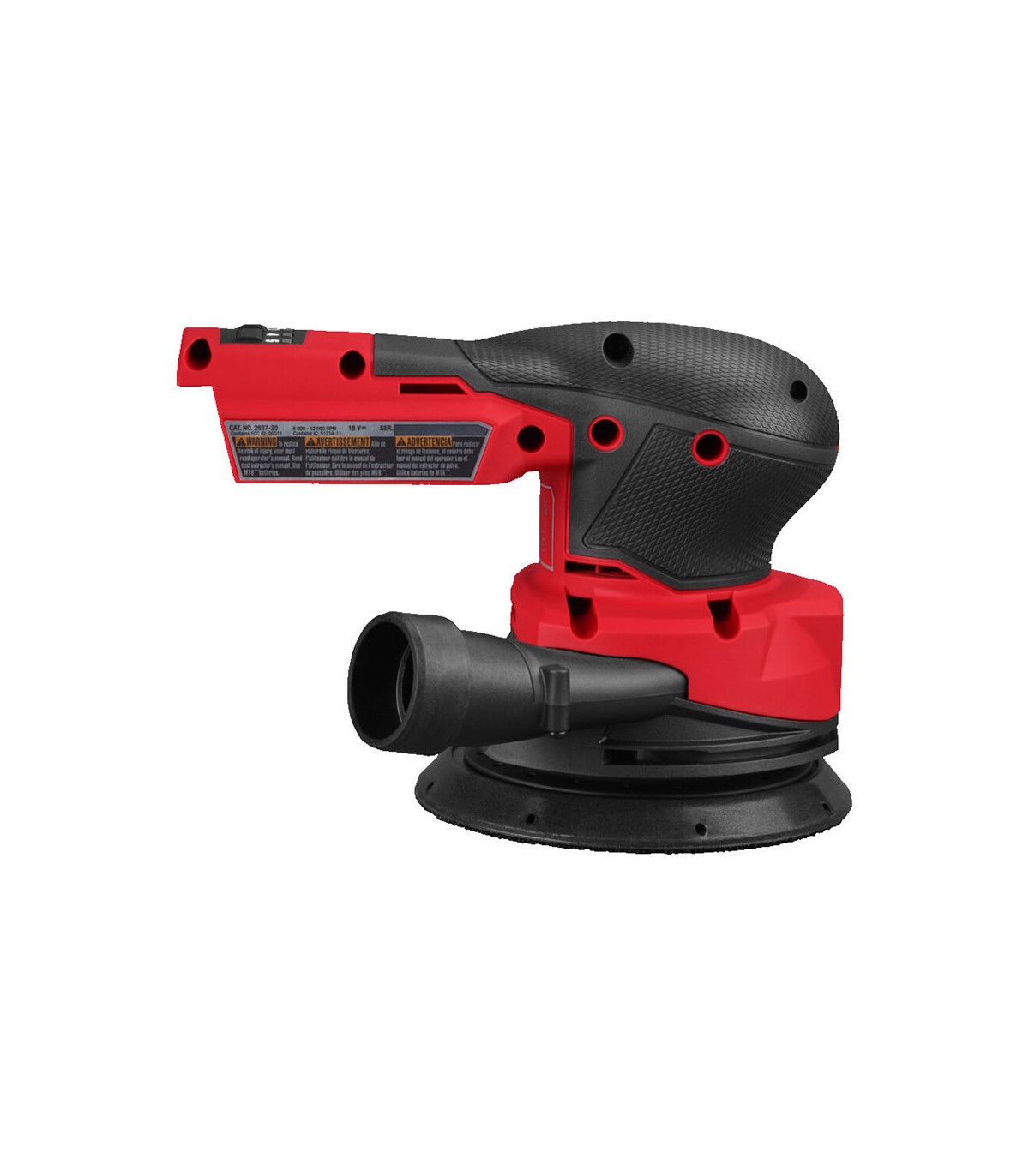 Ponceuse orbitale excentrique Ø125 mm 18V M18 FROS125-0X + 2 batteries 18V 5 Ah + 1 chargeur M12-18FC MILWAUKEE