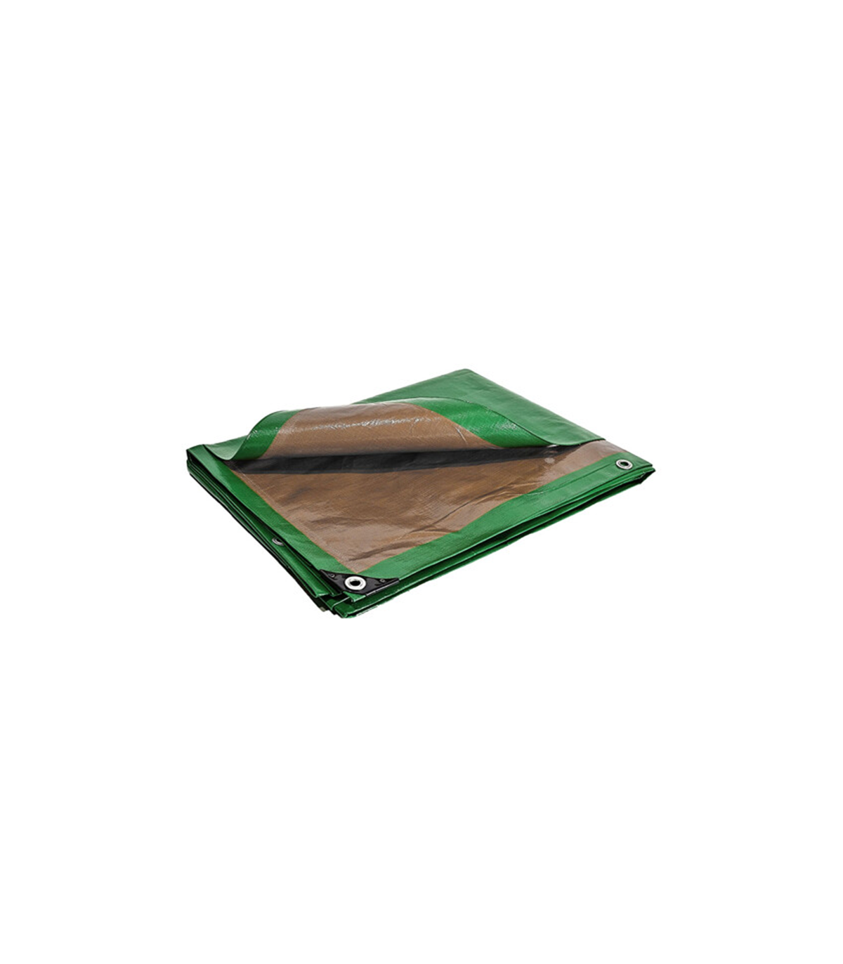 Bâche de protection verte "HQ250" 250g/m² 6x10m TECPLAST