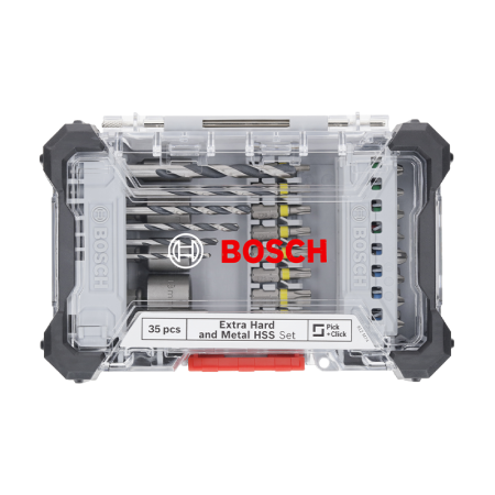 Coffret de 24 embout de vissage + Forets HSS + Douilles + Porte-embout BOSCH