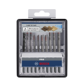 Coffret de 10 lames de scie sauteuse PRO Bois dur/stratifié 83mm BOSCH