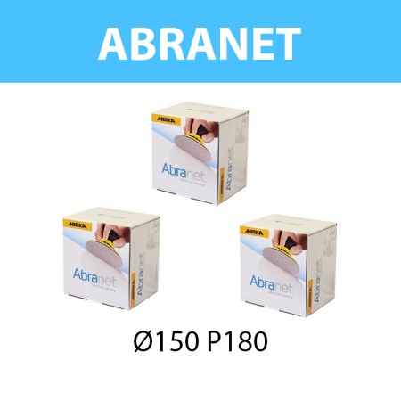 Pack de 150 disques abrasif Abranet Ø 150 mm P180 MIRKA