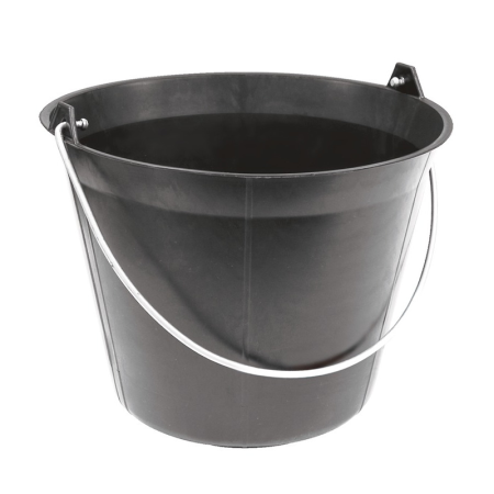 Seau plastique 11L Noir TALIAPLAST