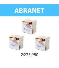 Pack de 3 boites de disques abrasif Abranet Ø 225 mm P80 MIRKA