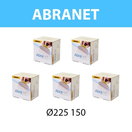 Pack de 250 disques abrasif Abranet Ø 225 mm P150 MIRKA
