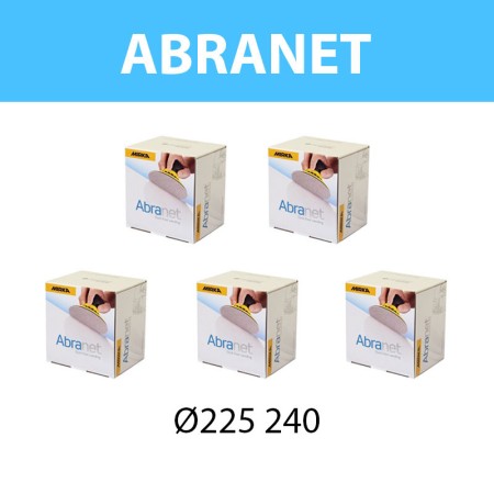 Pack de 250 disques abrasif Abranet Ø 225 mm P240 MIRKA