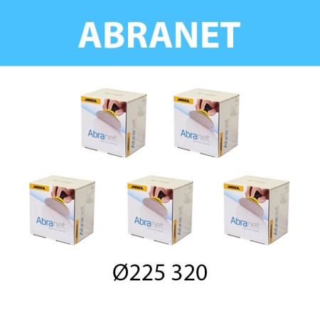 Pack de 250 disques abrasif Abranet Ø 225 mm P320 MIRKA