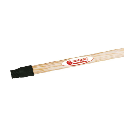 Manche bois 130CM pour balais Ø24MM à vis TALIAPLAST