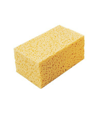 Eponge synthétique jaune 15X10X8CM TALIAPLAST