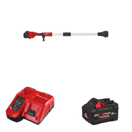 Pompe canne à eau 18V M18 BLSWP-0 + 1 batterie FORGE 18V 8Ah FB8 + 1 chargeur M12-18FC MILWAUKEE