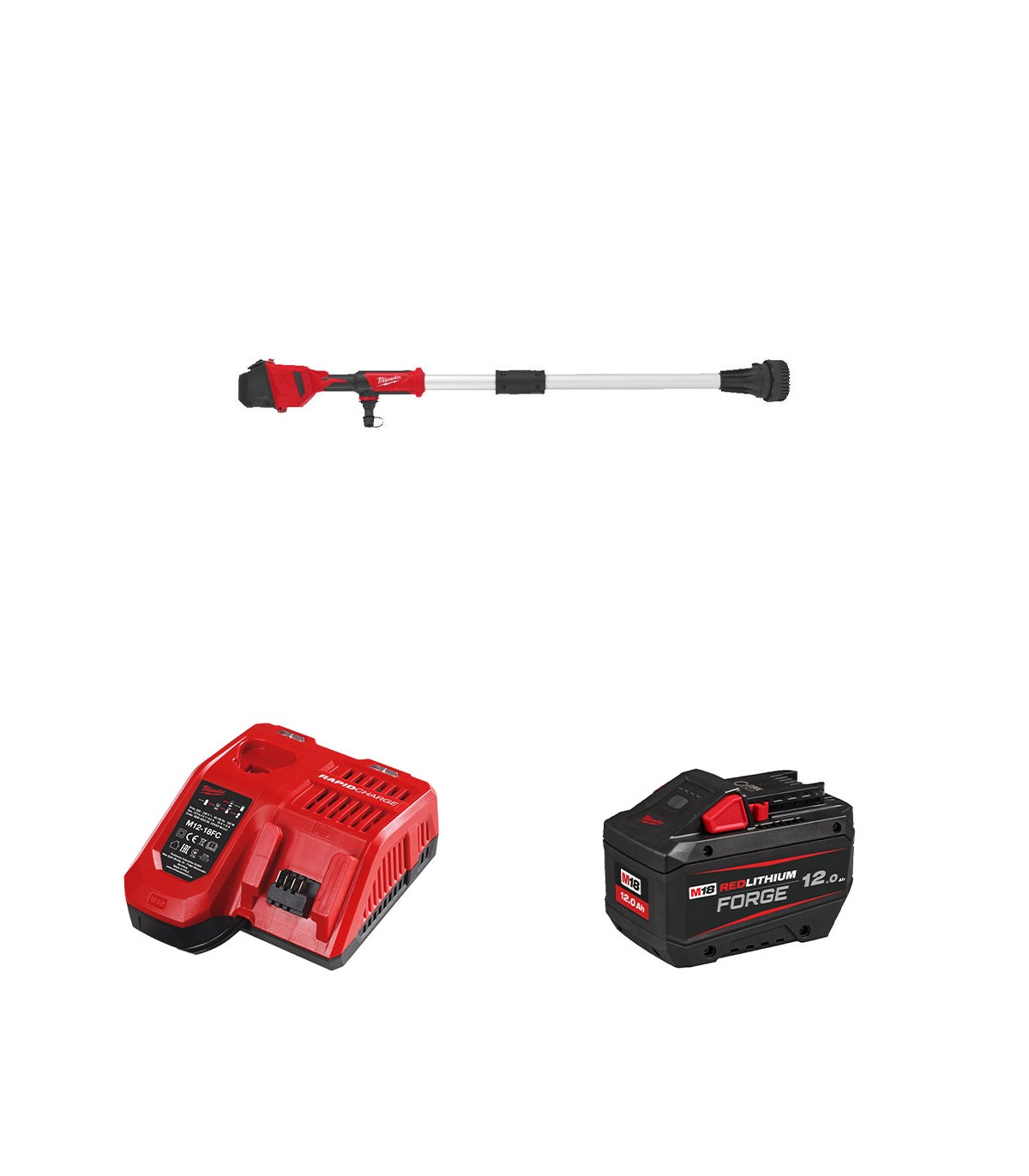Pompe canne à eau 18V M18 BLSWP-0 + 1 batterie FORGE 18V 12Ah FB12 + 1 chargeur M12-18FC MILWAUKEE