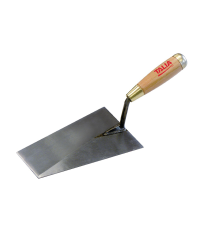 Truelle lisseuse bout carré soudée 18CM manche bois TALIAPLAST
