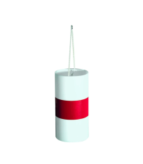 Fardier cylindrique Blanc/Rouge TALIAPLAST