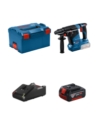 Perforateur 18V SDS Plus GBH 18V-24 C + 1 batterie GBA 18V 4 Ah + 1 chargeur GAL 18V-40 BOSCH