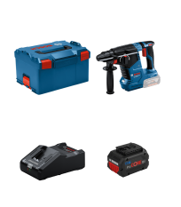 Perforateur 18V SDS Plus GBH 18V-24 C + 1 batterie Procore 18V 8 Ah + 1 chargeur GAL 18V-160 BOSCH