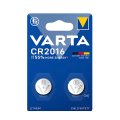 2 Piles bouton lithium CR2016 3V VARTA