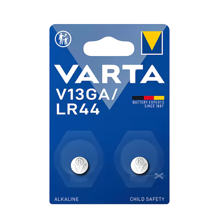 2 Piles alcalines V13GA/LR44 1,5V VARTA