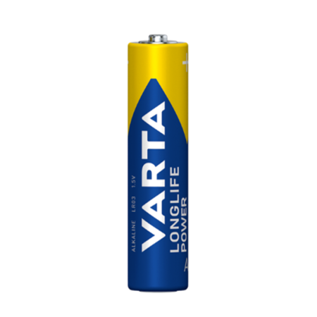 4 Piles alcalines AAA/LR03 LONGLIFE POWER 1,5V VARTA