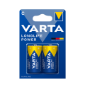 2 Piles alcalines C/LR14 LONGLIFE POWER 1,5V VARTA