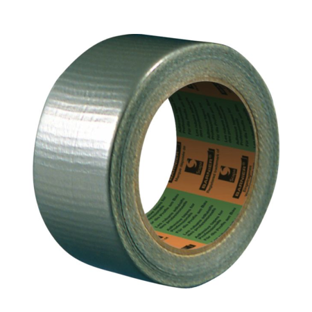 Ruban adhésif toile US multi-usages "3162" 25m x 50mm Gris alu BARNIER