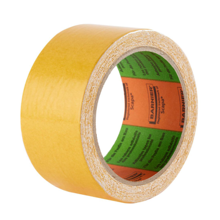 Ruban adhésif double-face "102" spécial revêtement de sols 25m x 50mm BARNIER