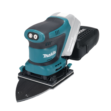 Ponceuse vibrante 18V DBO480Z + 1 batterie BL1850B 18V 5 Ah + chargeur rapide DC18RC MAKITA