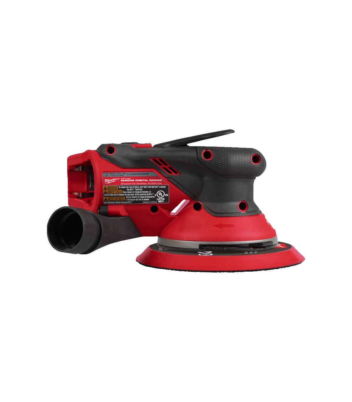 Ponceuse excentrique Ø150mm 12V M12 FROS5-0 + 1 batterie 12V 4 Ah + 1 chargeur C12C MILWAUKEE