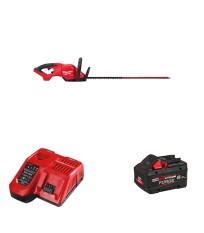 Taille haie 18V M18 FHET75G2-0 + 1 batterie Forge 18V 8 Ah + 1 Chargeur M12-18FC MILWAUKEE